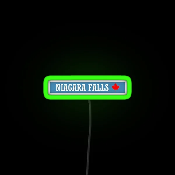 Niagara Falls RGB Neon Sign