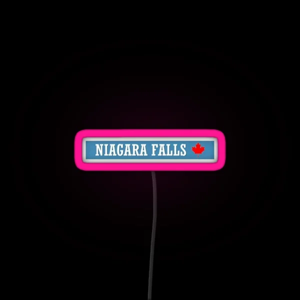Niagara Falls RGB Neon Sign