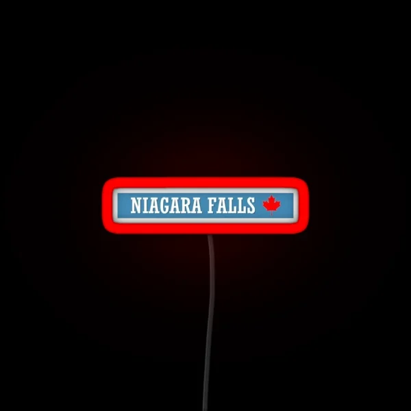Niagara Falls RGB Neon Sign