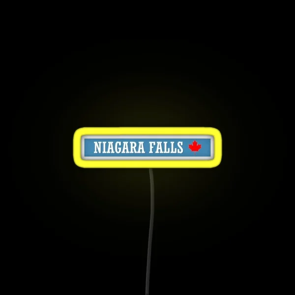 Niagara Falls RGB Neon Sign