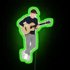 Colorful RGB Music Neon Sign Inspired by Niall Horan Guitar.