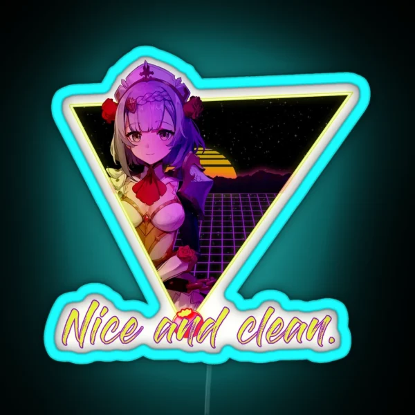 Nice And Clean RGB Neon Sign