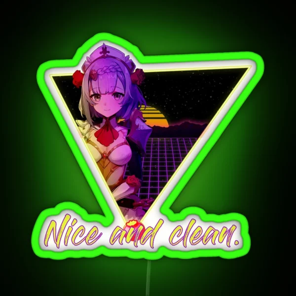 Nice And Clean RGB Neon Sign