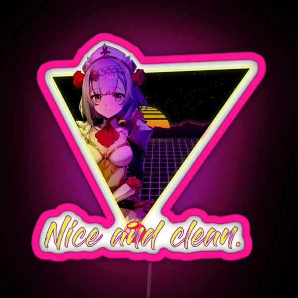 Nice And Clean RGB Neon Sign