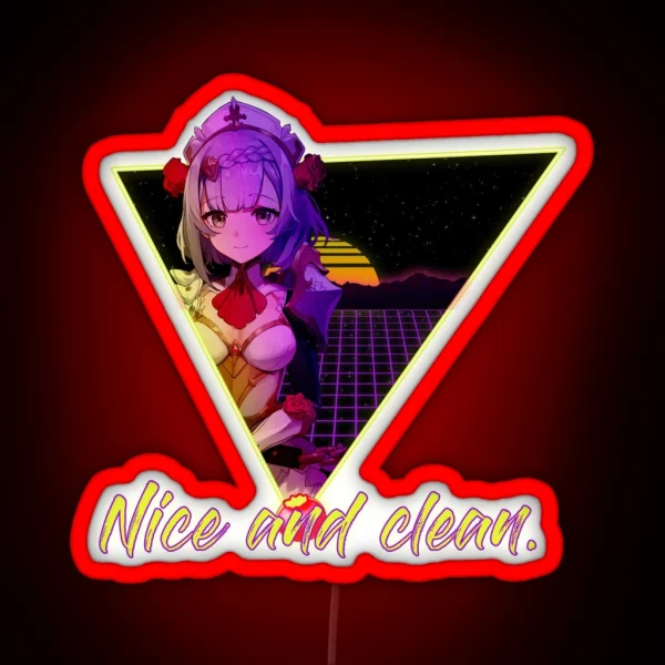 Nice And Clean RGB Neon Sign