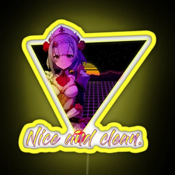 Nice And Clean RGB Neon Sign
