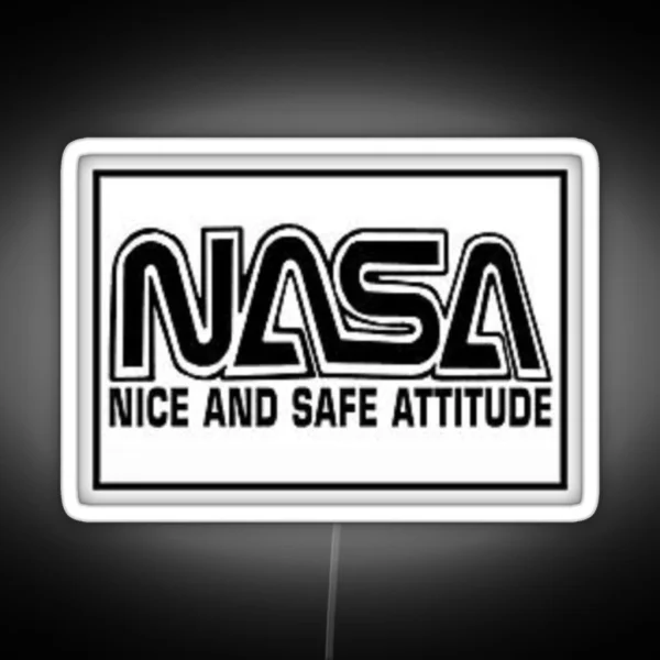Nice And Safe Attitude RGB Neon Sign