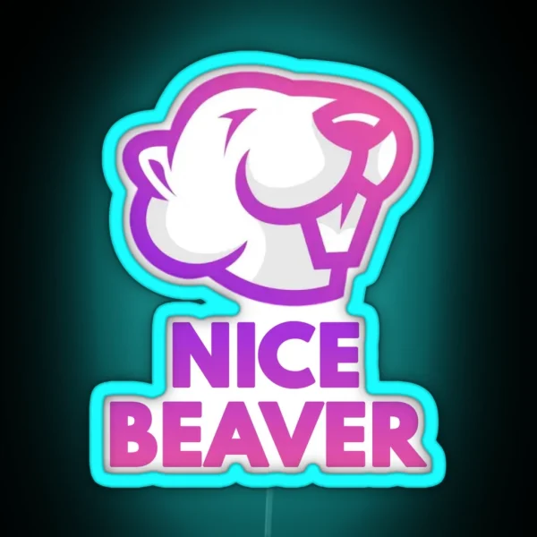 Nice Beaver RGB Neon Sign