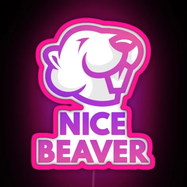 Nice Beaver RGB Neon Sign