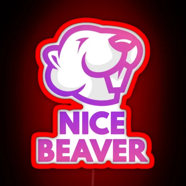Nice Beaver RGB Neon Sign