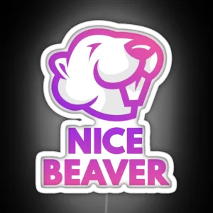 Nice Beaver RGB Neon Sign