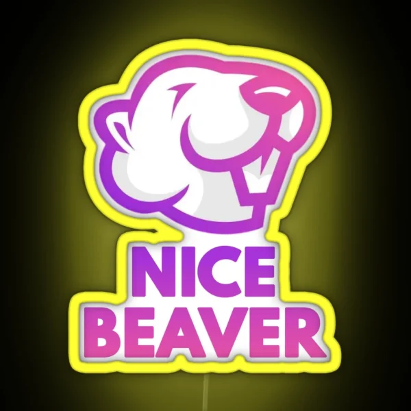 Nice Beaver RGB Neon Sign