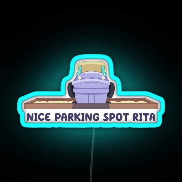 Nice Parking RGB Neon Sign