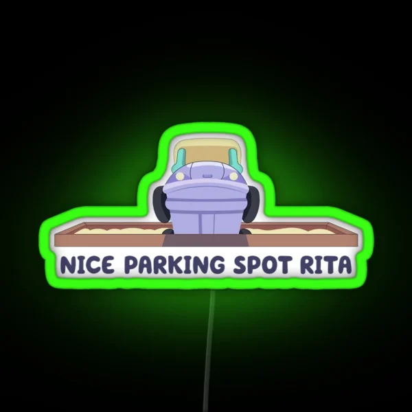 Nice Parking RGB Neon Sign