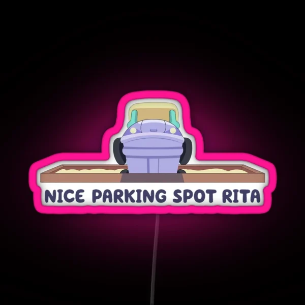 Nice Parking RGB Neon Sign