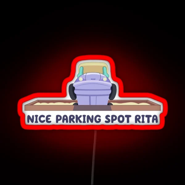 Nice Parking RGB Neon Sign