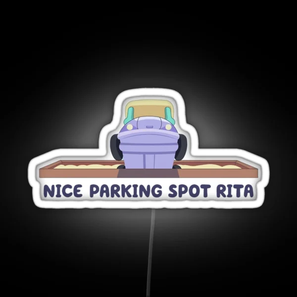 Nice Parking RGB Neon Sign