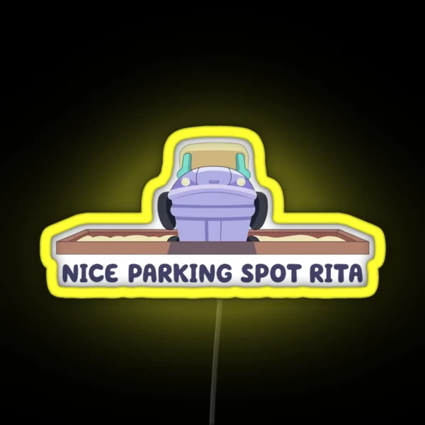 Nice Parking RGB Neon Sign