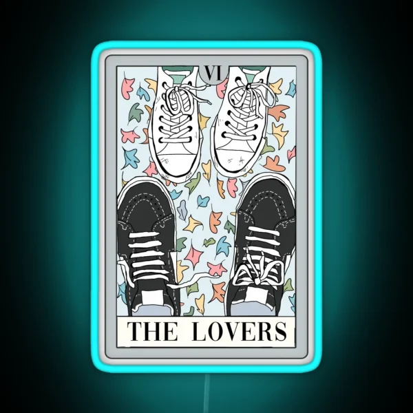 Nick And Charlie Heartstopper Tarot RGB Neon Sign