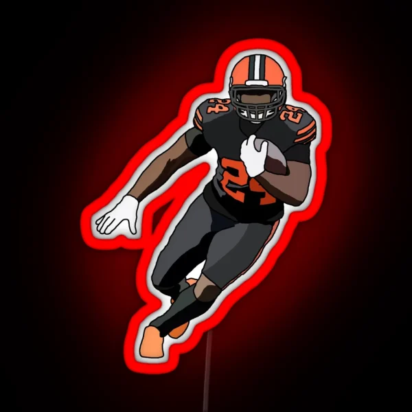 Nick Chubb RGB Neon Sign