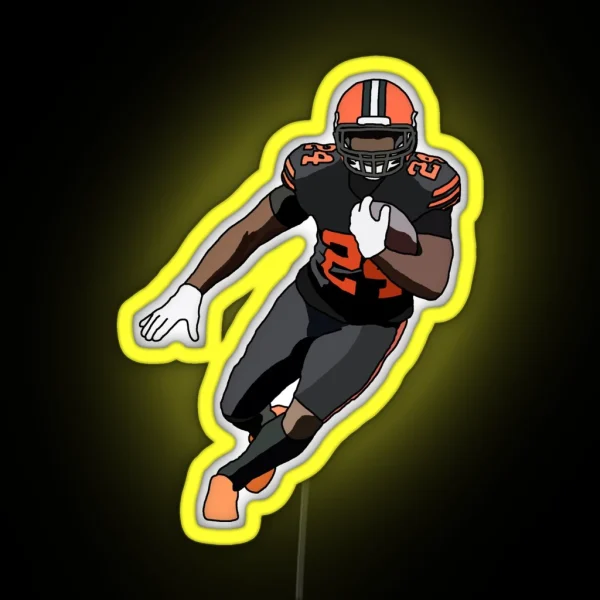 Nick Chubb RGB Neon Sign