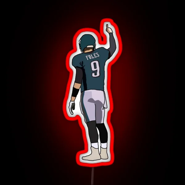 Nick Foles RGB Neon Sign