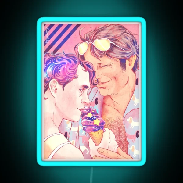 Nigel And His Galaxy Boy RGB Neon Sign