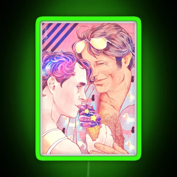 Nigel And His Galaxy Boy RGB Neon Sign