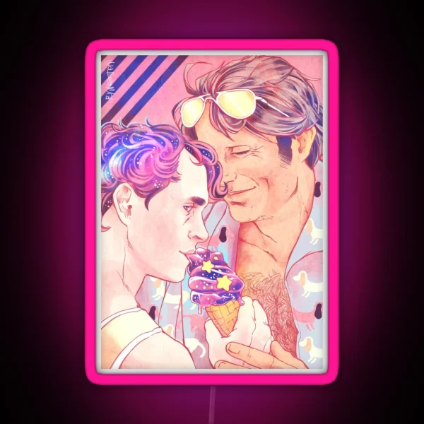 Nigel And His Galaxy Boy RGB Neon Sign