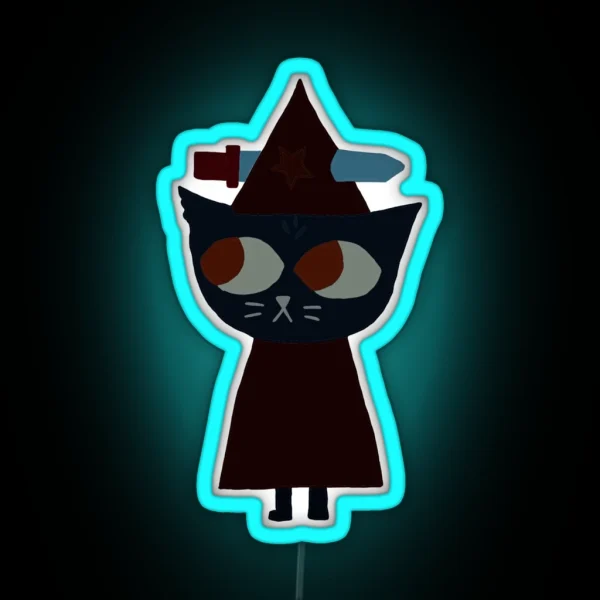 Night In The Woods Witch Dagger Costume RGB Neon Sign