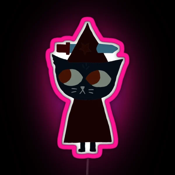 Night In The Woods Witch Dagger Costume RGB Neon Sign