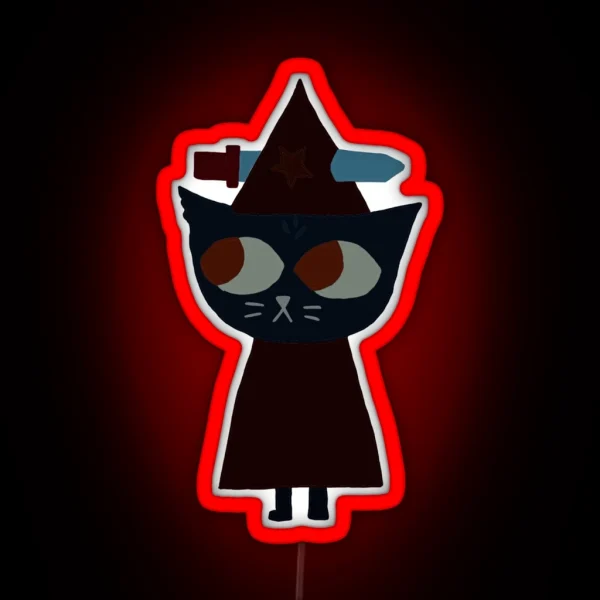 Night In The Woods Witch Dagger Costume RGB Neon Sign