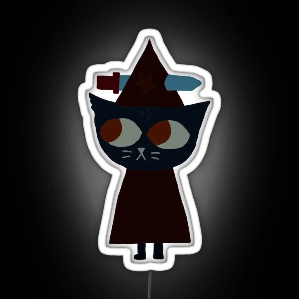 Night In The Woods Witch Dagger Costume RGB Neon Sign