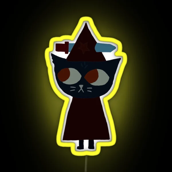 Night In The Woods Witch Dagger Costume RGB Neon Sign