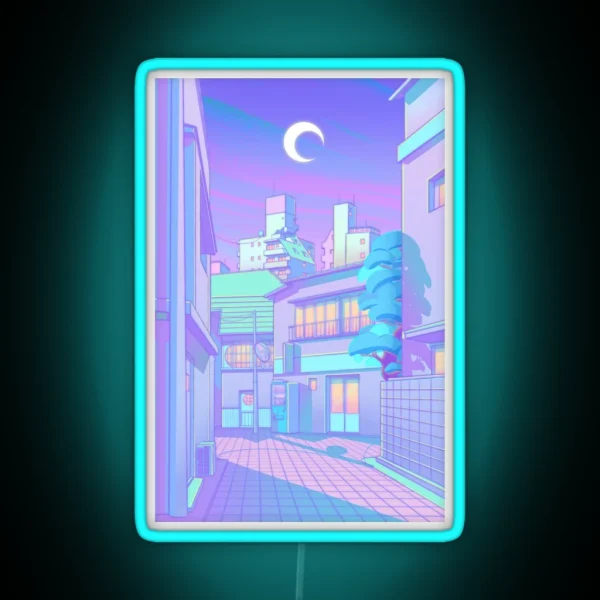 Night In Utopia RGB Neon Sign