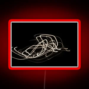 Night Light Trail Of Street Lamp RGB Neon Sign