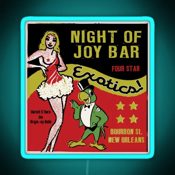 Night Of Joy Bar RGB Neon Sign
