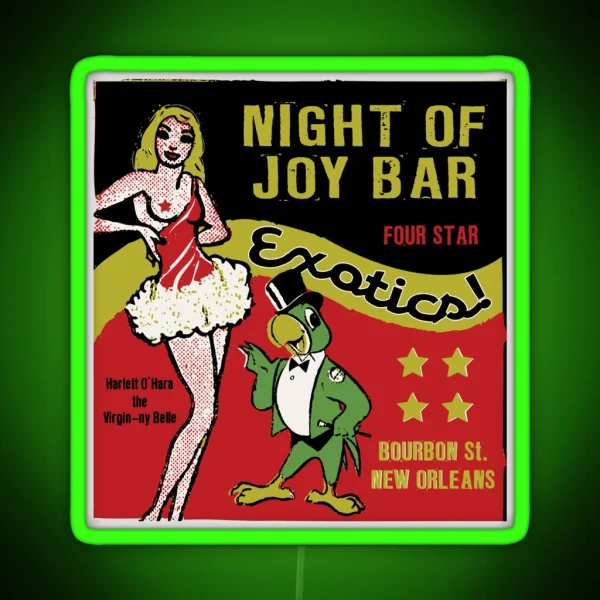 Night Of Joy Bar RGB Neon Sign