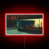 Vintage Inspired Art Deco Style Neon Sign after Night's Hush