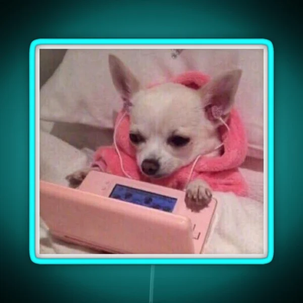 Nintendog RGB Neon Sign