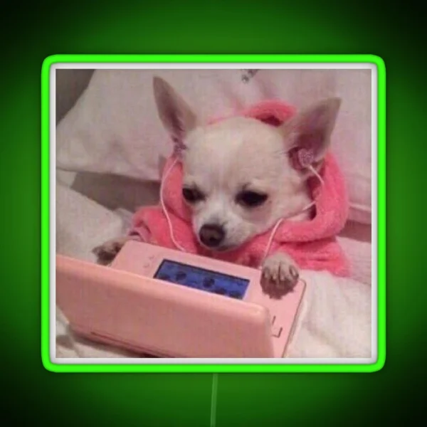 Nintendog RGB Neon Sign