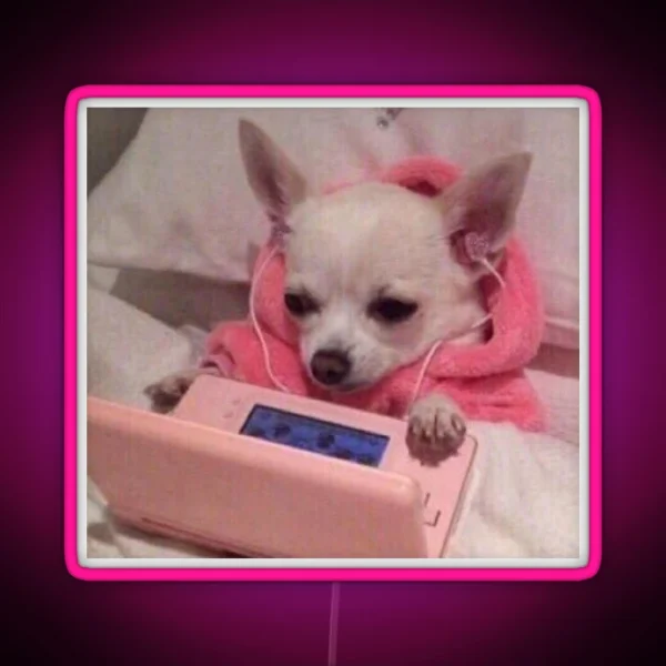 Nintendog RGB Neon Sign