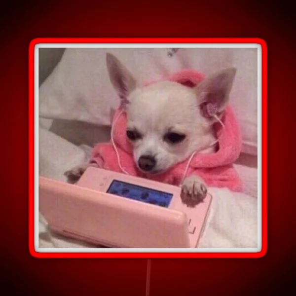 Nintendog RGB Neon Sign