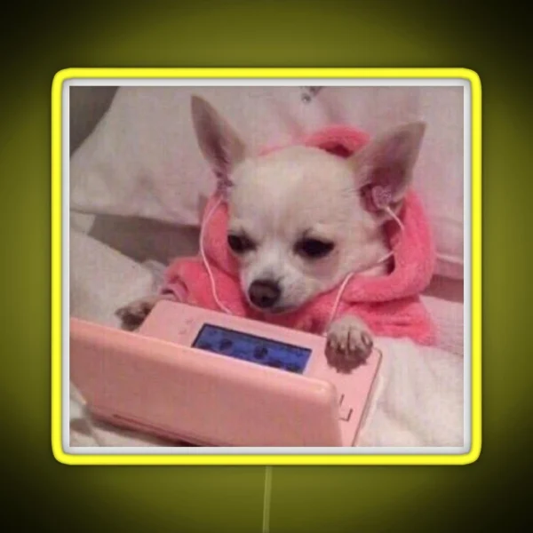 Nintendog RGB Neon Sign