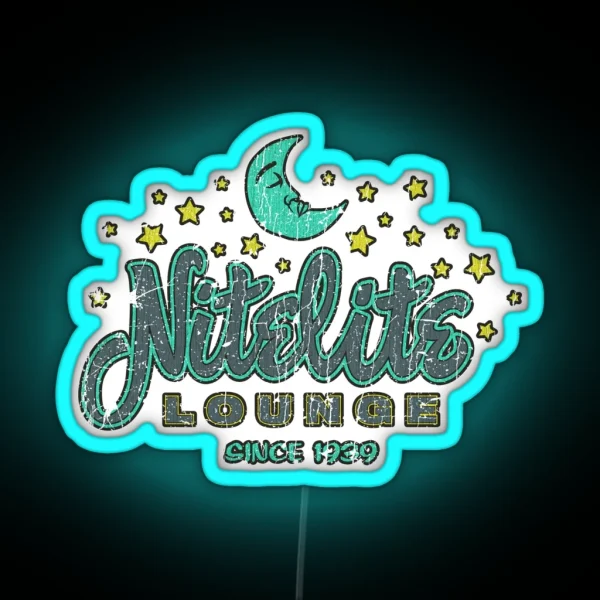 Nitelite Lounge Seattle RGB Neon Sign