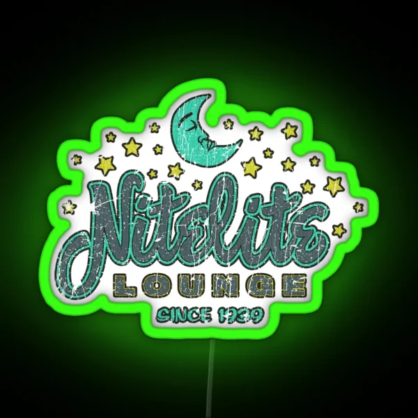 Nitelite Lounge Seattle RGB Neon Sign