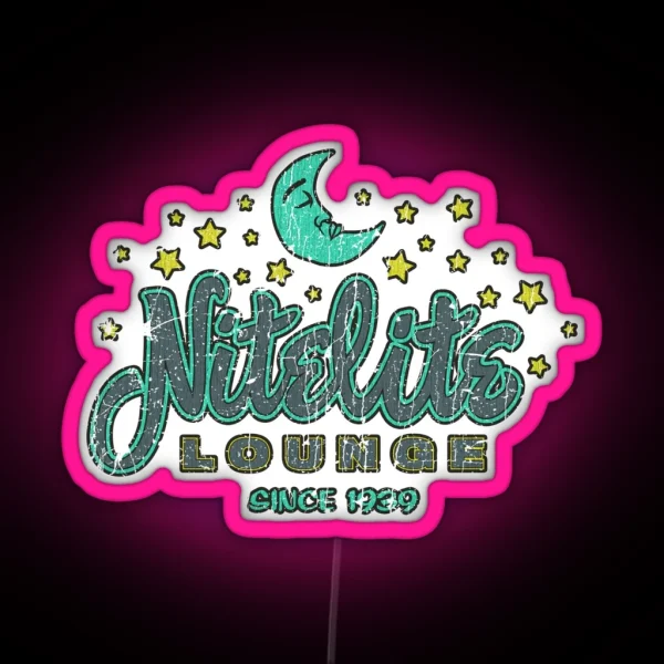 Nitelite Lounge Seattle RGB Neon Sign