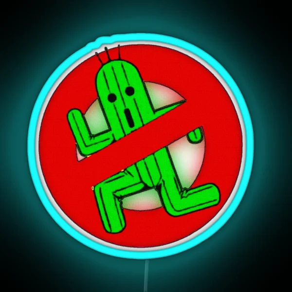 No Cactuars Allowed RGB Neon Sign