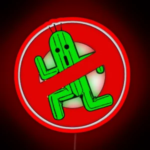 No Cactuars Allowed RGB Neon Sign