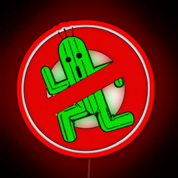 No Cactuars Allowed RGB Neon Sign